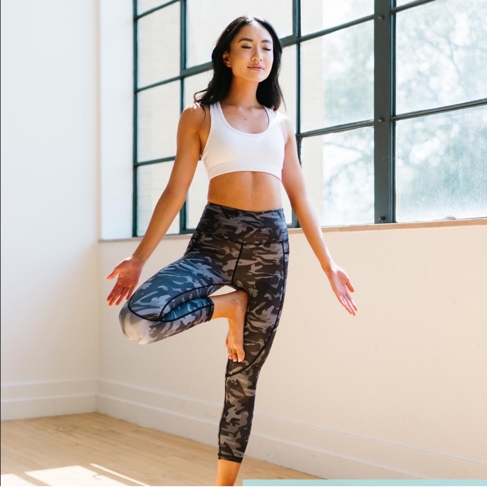 Women's Metallic Camo Leggings